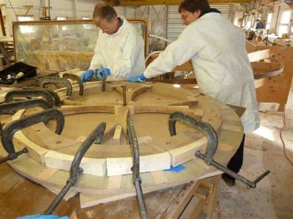 Building a Wooden Boat Steering Wheel - OffCenterHarbor.com