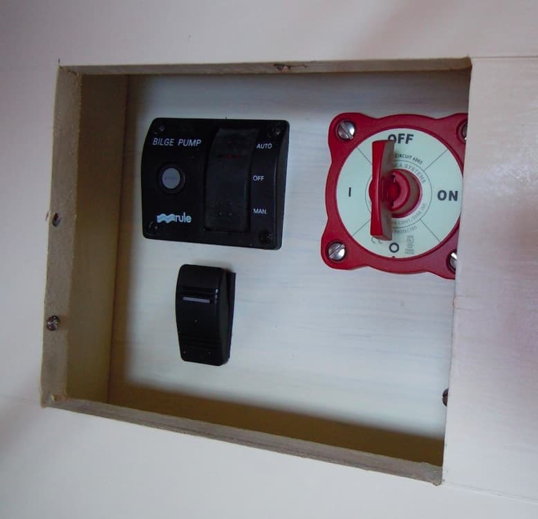 Marine Electrical System Panel Face