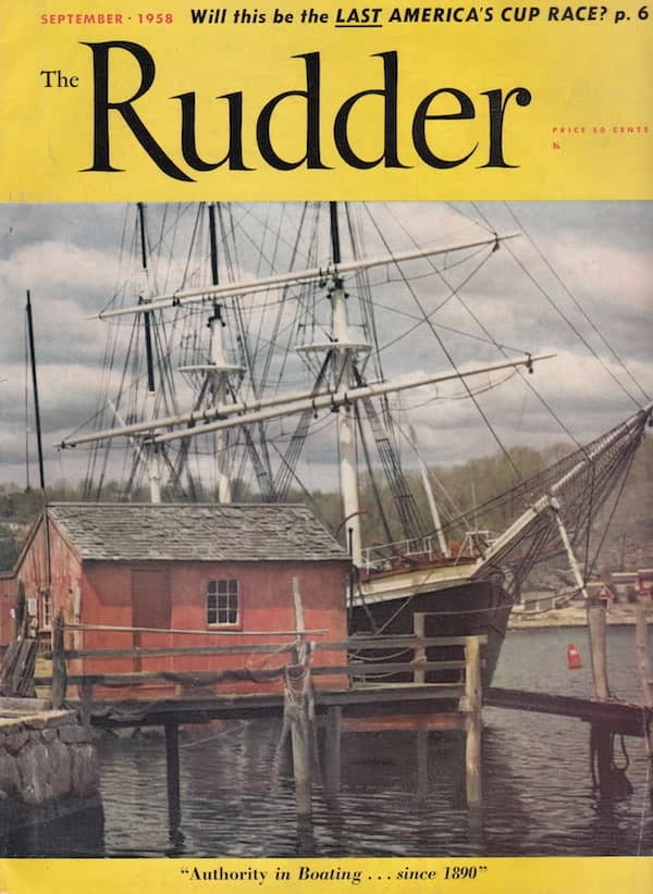 The Rudder Cover September, 1958