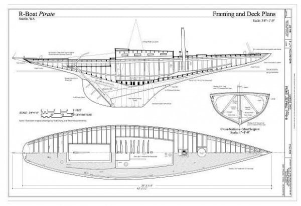 R Boat pirate deck plans