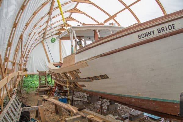 Lobster Boat Restoration - Bonny Bride