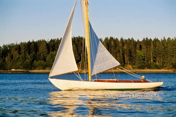 Herreshoff Mfg.Co. built five of the boats in 1914, including BAGATELLE; within a few years, the class became dormant, with no new constructions until 1983. By summer of 2004, at least 17 new boats will have been built to the design--some with modified rigs and hulls.