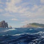 Steven Dews' Cape Brett painting