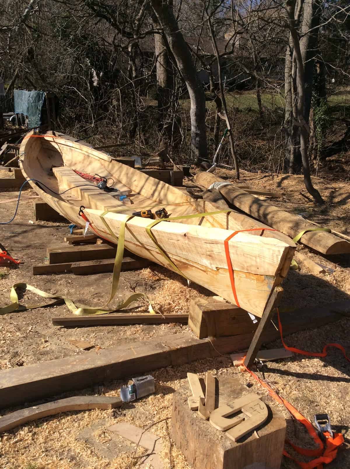 Building a Chesapeake Log Canoe by John Cook ...