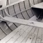 In a big open boat like this, floorboards can become so numerous that they’re almost like the ceiling of a larger vessel—strengthening it as well as protecting the frames and planking from damage.