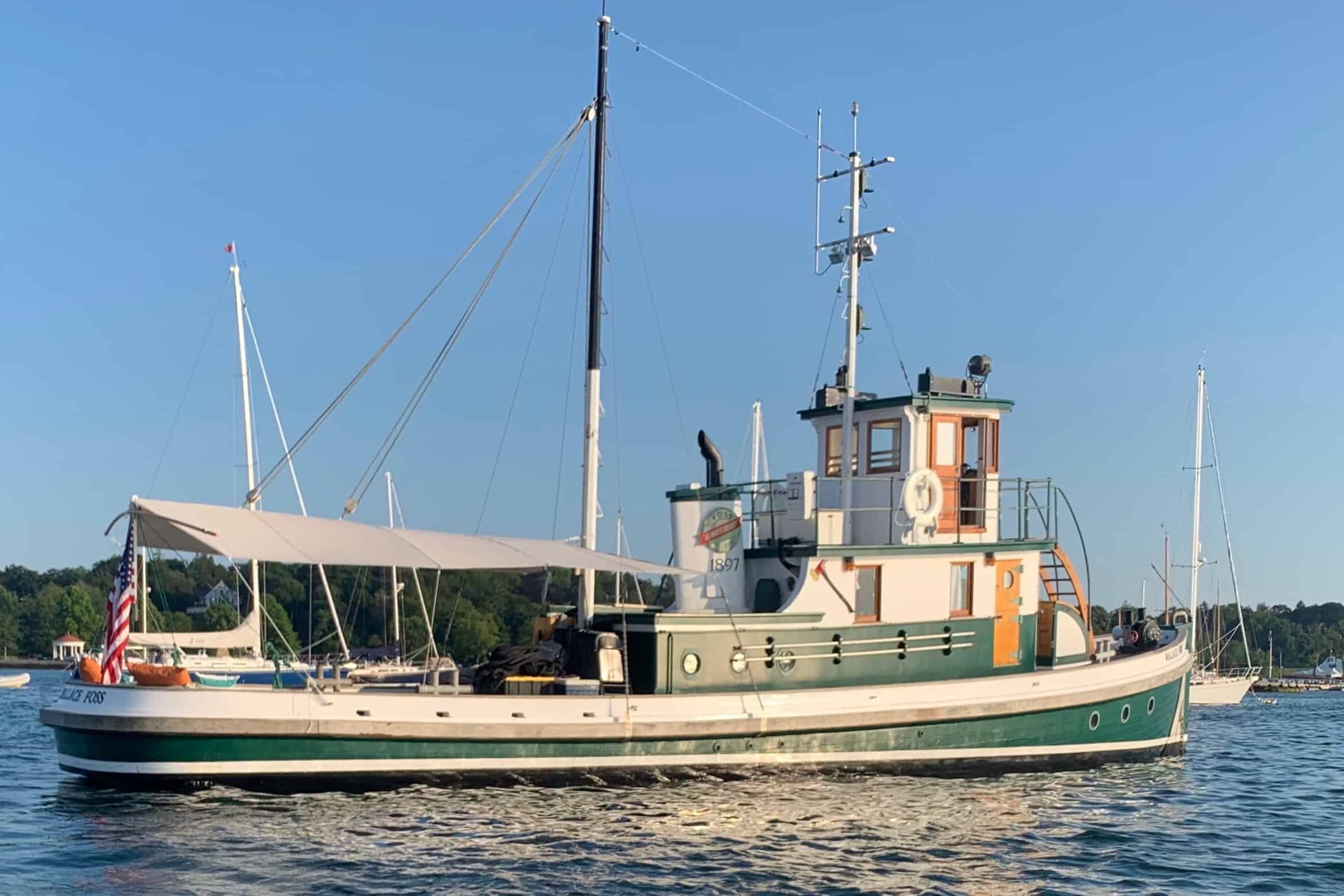 62' 1897 Tugboat WALLACE FOSS Dream Boat Harbor Good Boats for Sale 15